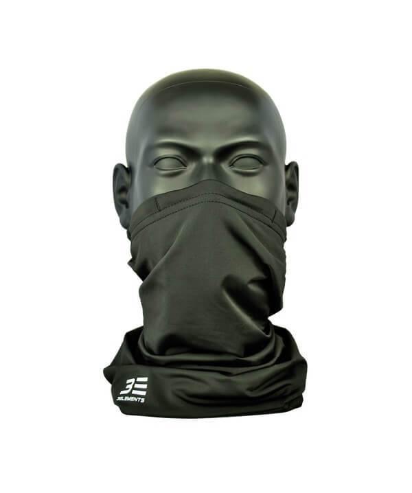 Three Elements Air Filtering Scarf Black Front