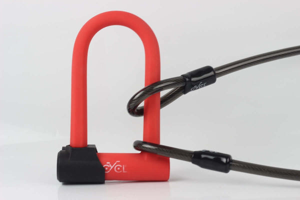 CYCL red lock for bikes electric scooter mopeds