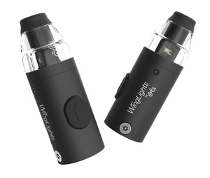 A black and white CYCL WingLights nExt vapor device with a glass top.